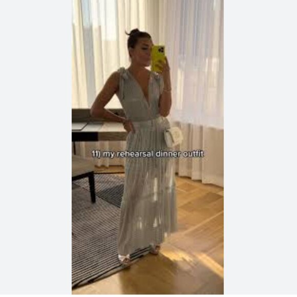 Sabina Musayev Helena Metallic Maxi Silver Dress - Picture 5 of 8